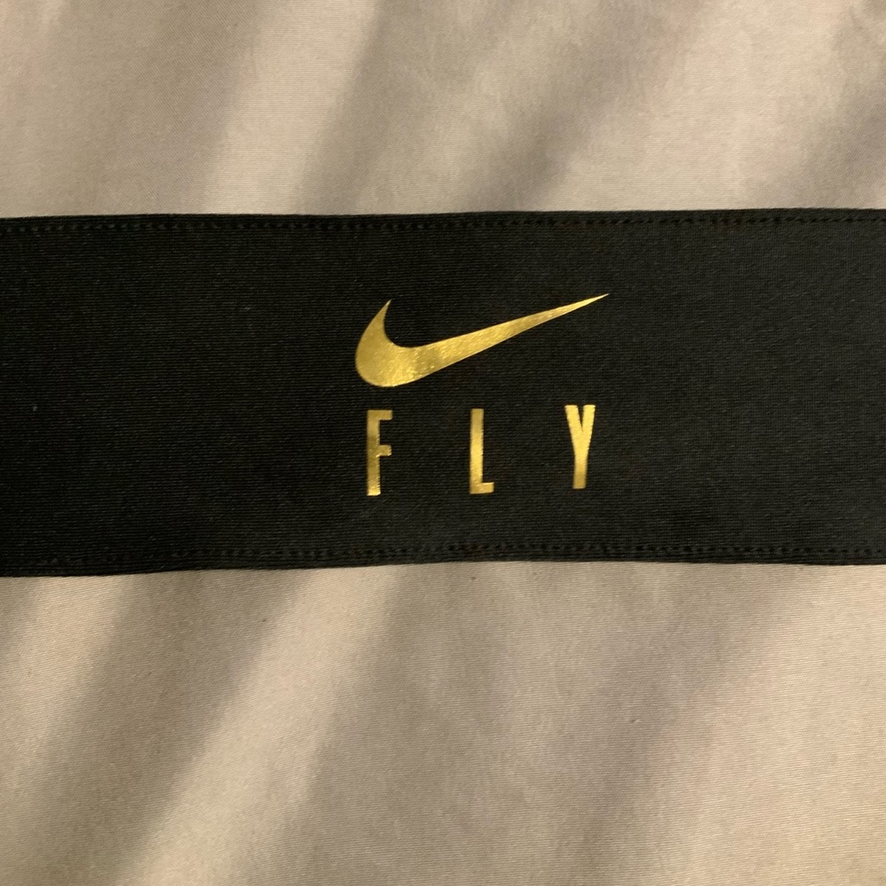 Nike black tie headband